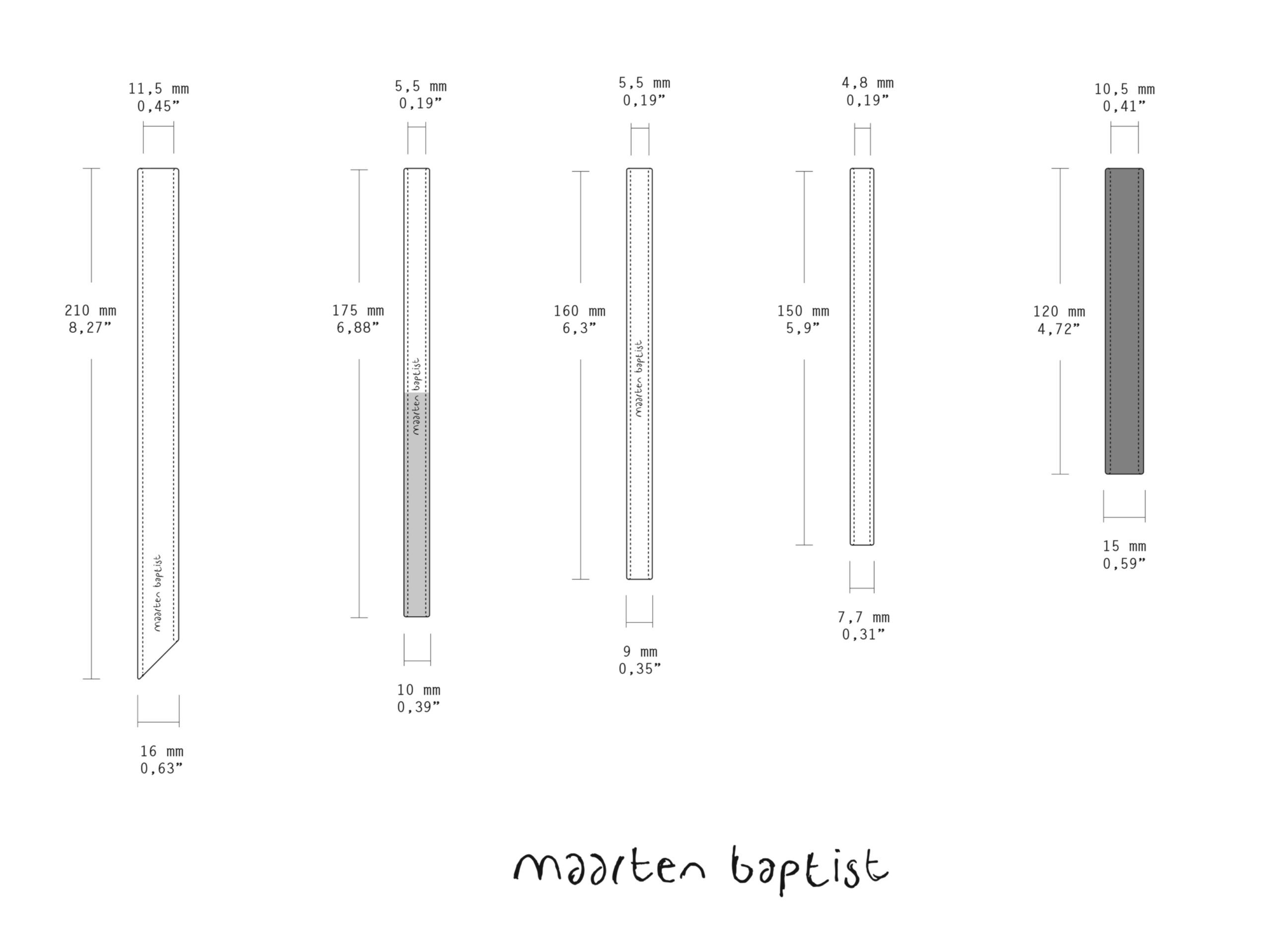 Glass straws made from durable borosilicate glass – mix and match 12 – 21 cm straight drinking straws