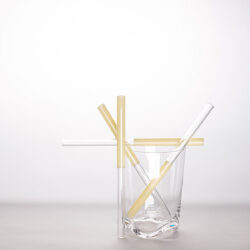 Superette  Reusable Glass Drinking Straws - Multi-Colour