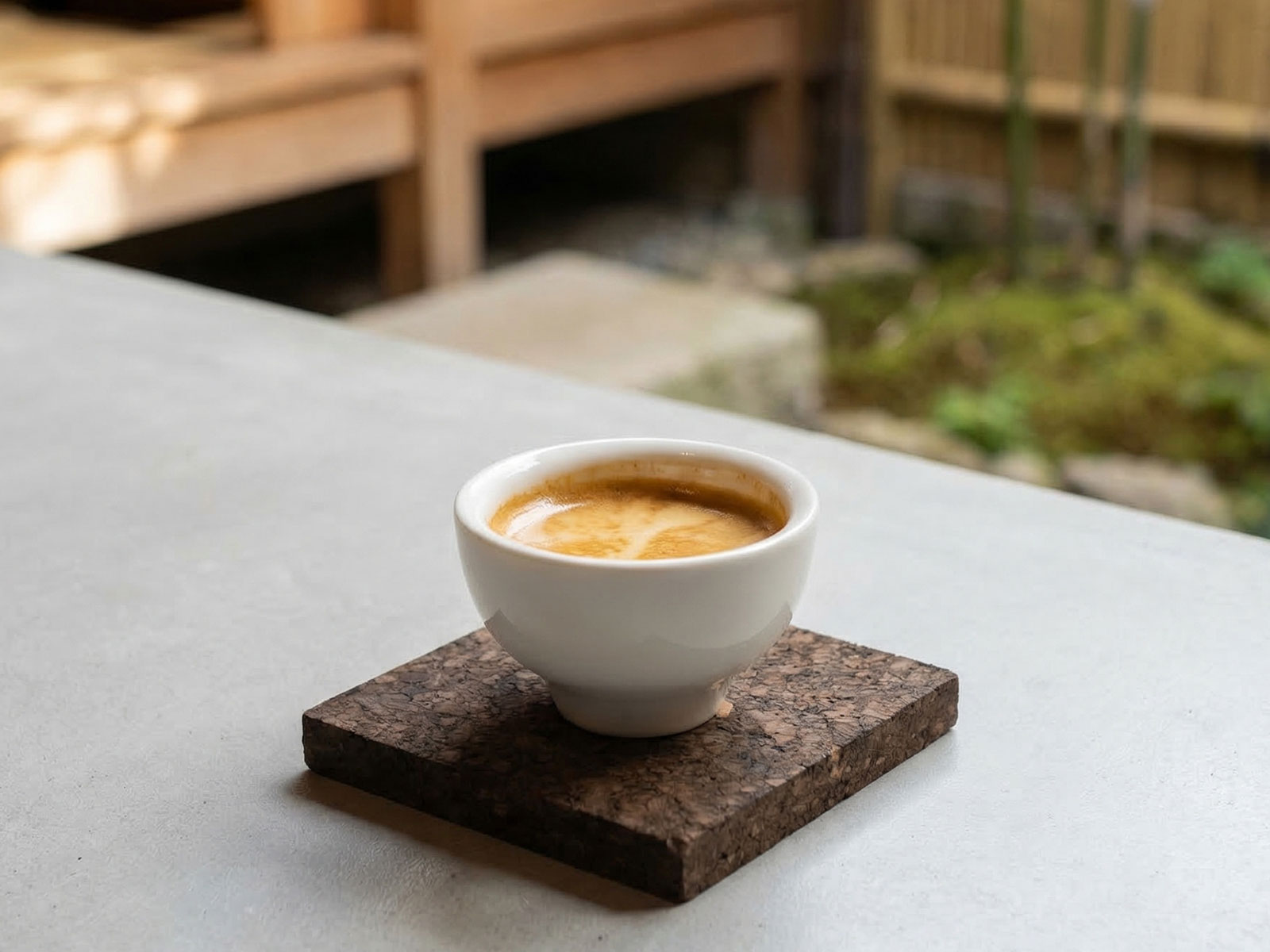 mikancoffee出品 Porcelain coffee bowls without handles, made for specialty roasts